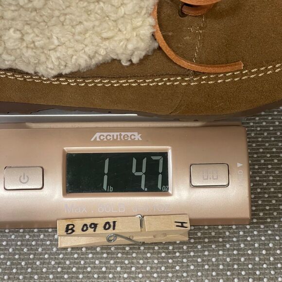 Gap Booties Womens US 10 Brown Faux Suede Lace Up Sherpa Lined Chukka Ankle - Picture 13 of 14